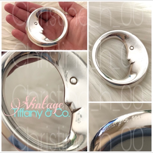 Tiffany & Co. vintage baby moon rattle face Sterling Silver - Picture 1 of 2